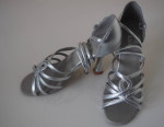 New Elegant Silver Bloch Valeria Latin Dance Shoes Size 6