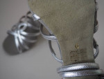 New Elegant Silver Bloch Valeria Latin Dance Shoes Size 6