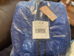 New Patagonia Houdini Jacket XL blue Windbreaker Rain (packable)