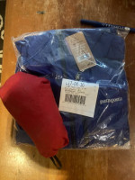 New Patagonia Houdini Jacket XL blue Windbreaker Rain (packable)
