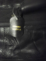 Leather travel carry bag