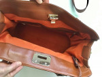 Vtg. Cole Haan Leather Brown Satchel Classic Handbag Crossbody