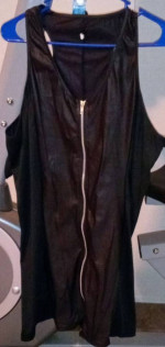 BN! Women's 18 / 20 Black Zip Up Front Lingerie Night Dress
