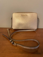 Original Michael Kors Jet Set Gold Crossbody Shoulder Bag
