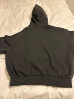 New Fear of God Essentials Men’s Jet Black Hoodie - Size XS