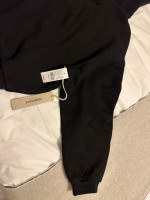 New Fear of God Essentials Men’s Jet Black Hoodie - Size XS