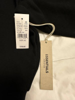 New Fear of God Essentials Men’s Jet Black Hoodie - Size XS