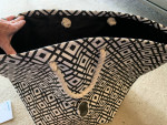 NWT! Taylor Madison Extra Large Tote/Beach/Overnight Black/White Bag