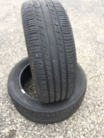 set of 2 tires 225 50 18 Michelin 75% tread