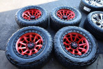 20x10 FuelOffRoad 18 Offset CovertRedBlackBeadRing/Nittos 33x12.5x18s