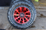 20x10 FuelOffRoad 18 Offset CovertRedBlackBeadRing/Nittos 33x12.5x18s