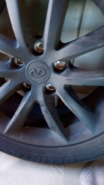 infinity rims with tires 225 55 R17 5 lug