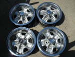 NICE Set Of 4 Oldsmobile 14x7 Rally Wheel Rim Olds 442 Cutlass Complet