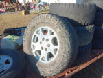 NICE 2003 Z71  6 LUGS ALUM RIMS AND TIRES WILL FIT ANY 6 LUG CHEV/GMC