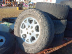 NICE 2003 Z71  6 LUGS ALUM RIMS AND TIRES WILL FIT ANY 6 LUG CHEV/GMC