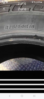 275/60/18 Bridgestone Duelers