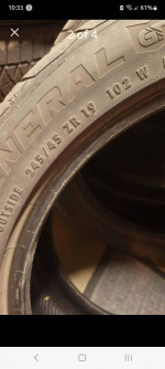 245/45/ZR19 PAIR of tires