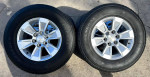 6 lug 17 inch Chevy wheels and tires