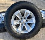 6 lug 17 inch Chevy wheels and tires