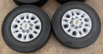 New take off 8 lug 18 inch Chevy wheels 8x180 and tires 2023