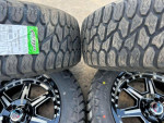 New 5 lugs 20” Rebel wheels and tires for jeep