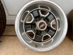 Oldsmobile set of rally OEM rims w/ 2 brand new tires!