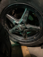 17” front wheels rims race star 17x4.5 skinnies 5x120 5x4.75 Camaro