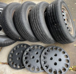 Selling Honda Accord 4 lug nuts wheels and tires