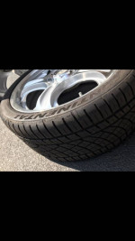 2 New 245X35X18 92Y Continental Extremecontact Tires on Alloy Wheels