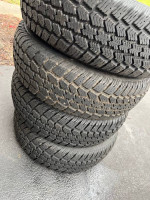 4 Like New 195X65X15 91T Mastercraft Glacier-Grip II Snow Winter Tires