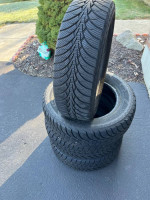4 Like New 195X65X15 91S Goodyear UltraGrip Ice WRT Snow Winter Tires