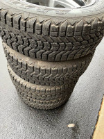 4 Like New 205X60X16 92S Firestone Winterforce Snow Tires on BMW Alloy Wheels