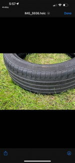 used tire pirelli run flat 225/40/19