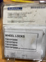 Subaru Wheel Locks