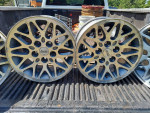 15" x 7" jeep wheels aluminum