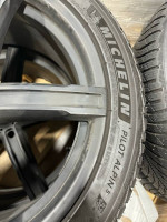 Winter tires and wheels off Tesla Model Y
