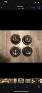 Jeep hubcaps and steering wheel