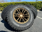 NEW 17” bronze rims 6x5.5 wheels off road Mud terrain 265/70r17 tires