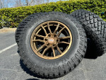 NEW 17” bronze rims 6x5.5 wheels off road Mud terrain 265/70r17 tires