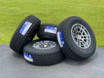 Silver NEW 17” TRD Pro Style wheels 6x5.5 Tacoma 4Runner Rims AT Tires