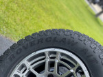 Silver NEW 17” TRD Pro Style wheels 6x5.5 Tacoma 4Runner Rims AT Tires