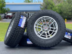 Silver NEW 17” TRD Pro Style wheels 6x5.5 Tacoma 4Runner Rims AT Tires