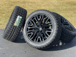 22" GMC Sierra Wheels Black 6 lug Yukon rims 285/45R22 tires Tahoe
