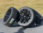 22" GMC Sierra Wheels Black 6 lug Yukon rims 285/45R22 tires Tahoe
