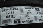 pair of new 10R 17.5 Goodyear g114 17.5 tires