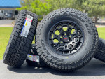 NEW 17” TRD Pro Style wheels 6x5.5 Tacoma 4Runner Rims Falken AT Tires