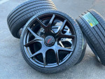 20” black 5 lug rims 5x120mm and 5x114.3 5x4.5 bolt pattern tires