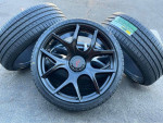 20” black 5 lug rims 5x120mm and 5x114.3 5x4.5 bolt pattern tires