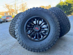 35” BFG KO2 Tires 18x9 +18mm rims 8x6.5 Dodge Ram 2500 8x165 wheels