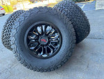 35” BFG KO2 Tires 18x9 +18mm rims 8x6.5 Dodge Ram 2500 8x165 wheels